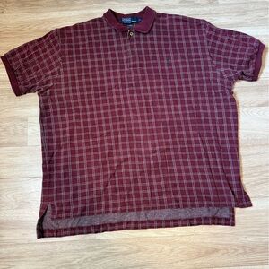 Polo by Ralph Lauren Burgundy Check Shirt
